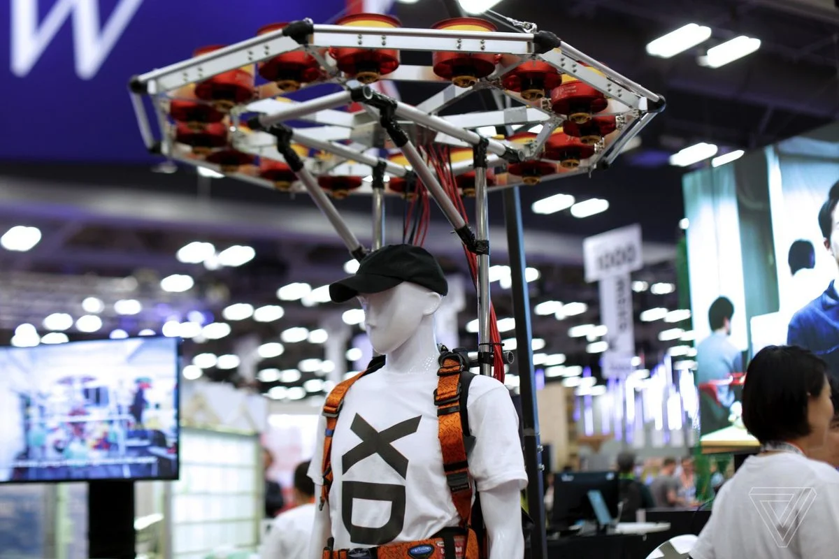 This Japanese startup is making a hover backpack to augment jumping ability