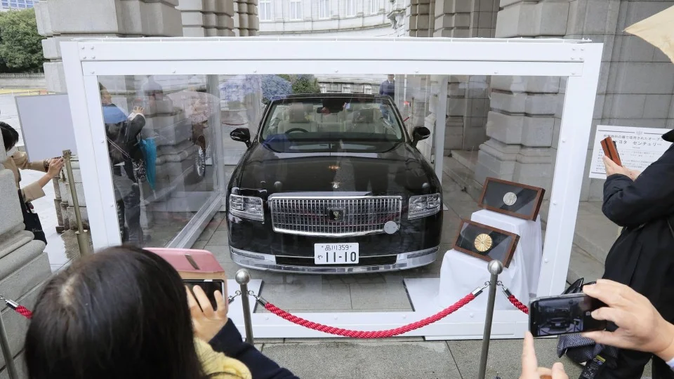 Car used in imperial enthronement parade goes on display in Tokyo