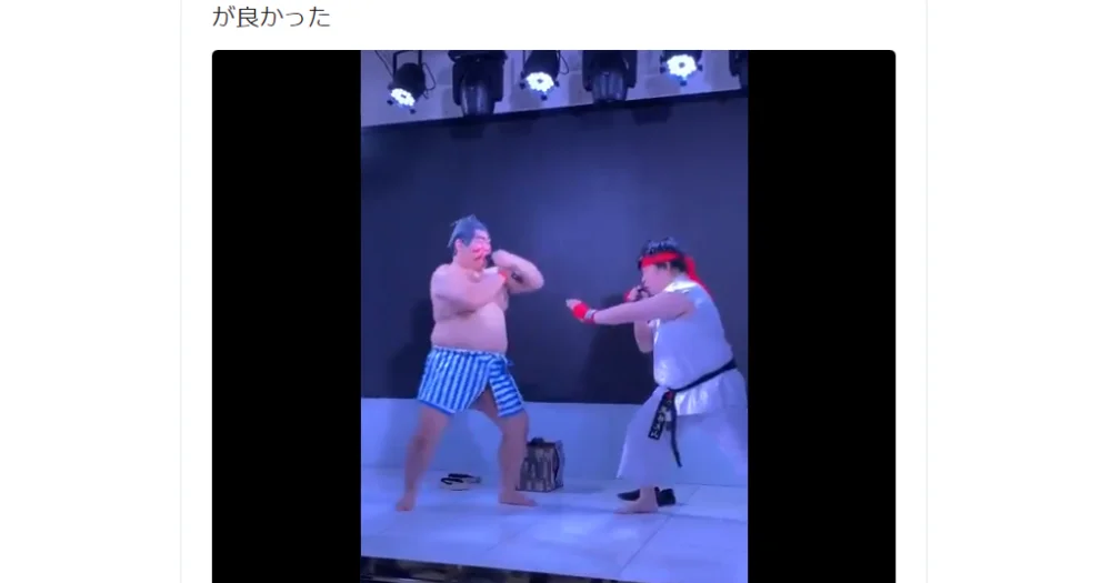 Japanese cosplay comedians perfectly recreate Street Fighter II...if you close your eyes【Video】
