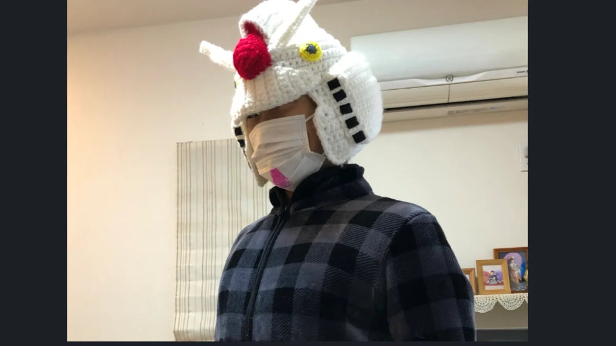 Yes, This Gundam Helmet Was Knitted