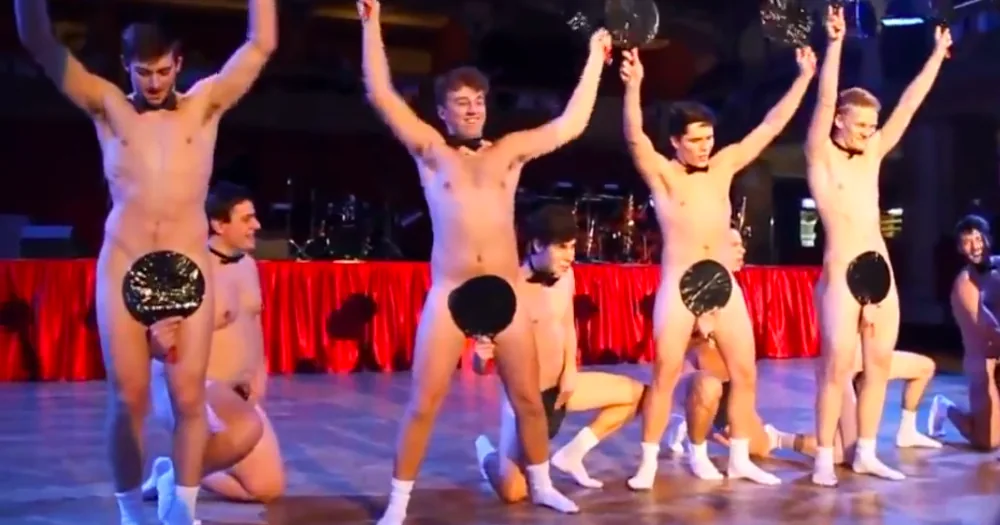 Modern take on Japanese fan dance has naked men, international appeal
