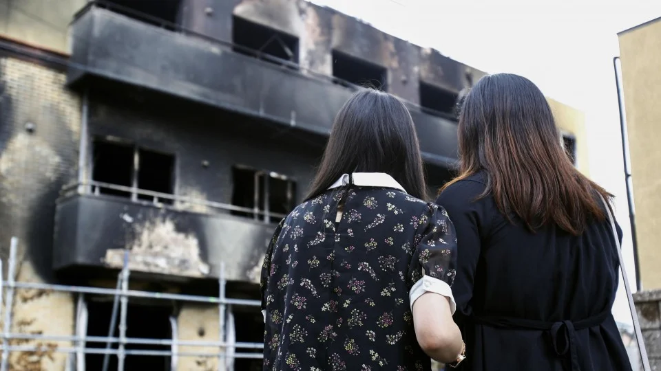 Man resembling Kyoto arson suspect seen near HQ of anime company