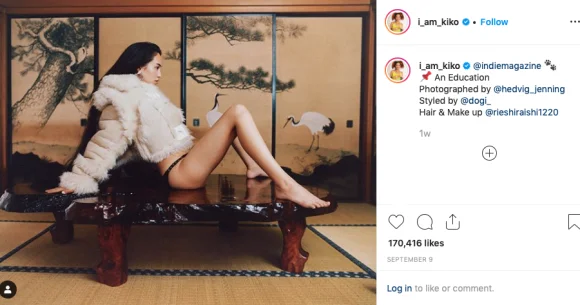 American-Japanese model Kiko divides people in Japan with controversial photo shoot