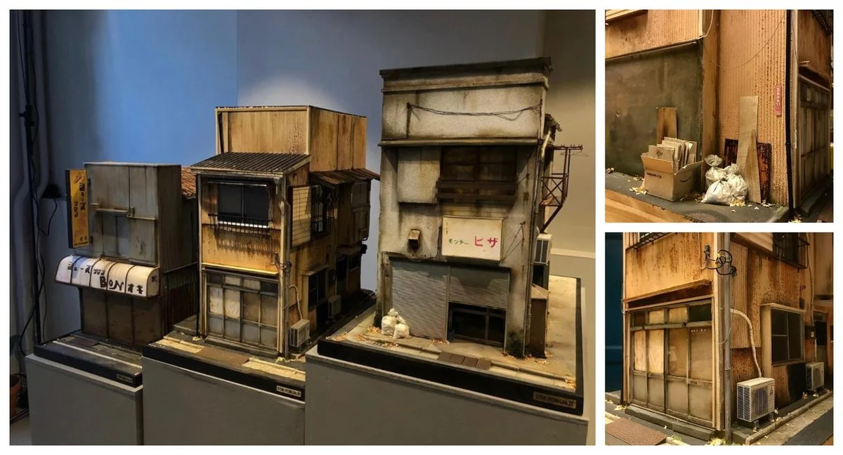 Decaying Tokyo Storefronts Re-Imagined in Miniature Scale