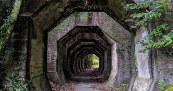 Japan Travel: Explore a mysterious hidden octagonal tunnel in the mountains of Kyushu