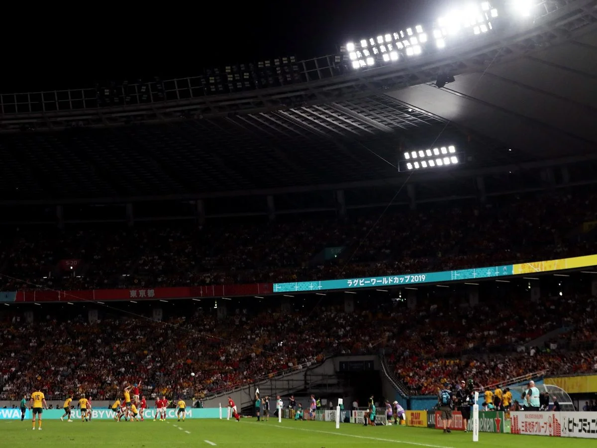 Officials to investigate stadium light outage during Wales’ win over Australia