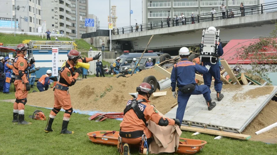 Hokkaido holds disaster drill on 1st anniv. of deadly quake