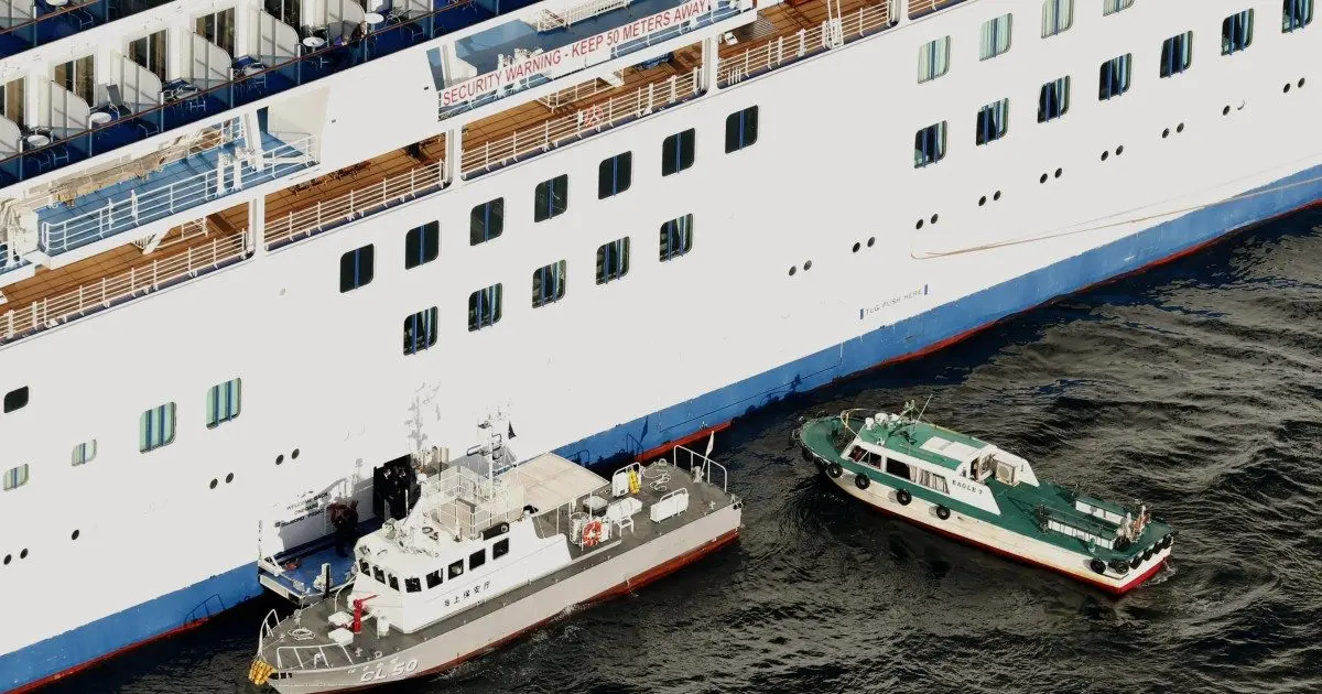 20 aboard cruise ship now stricken with coronavirus; the rest quarantined off Japan