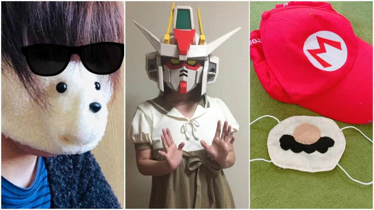 Face Masks Spark Creativity In Japan