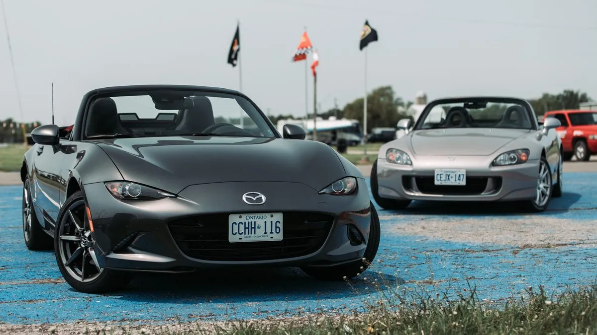 2019 Mazda MX-5 Miata vs. 2004 Honda S2000 Comparison Review: Cross-Generational Roadster Showdown