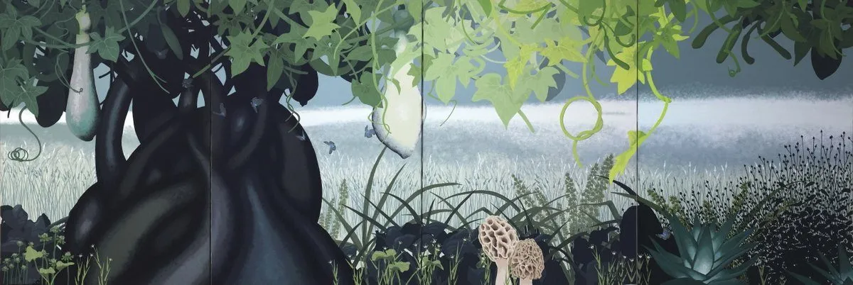 Otherworldy Paintings of Vegetation by Asako Iwasawa