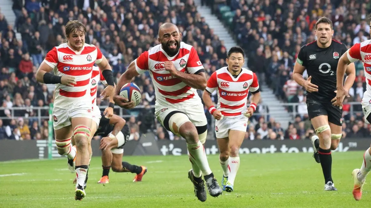 A Richly Diverse Team Flies the Flag for Japan: That’s Rugby
