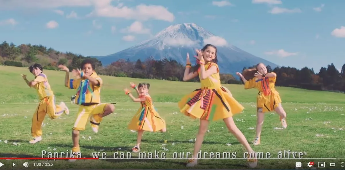 Japanese hit song "Paprika" goes global with English version by new singers and dancers
